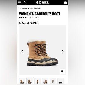 Women’s Sorel Caribou Boots